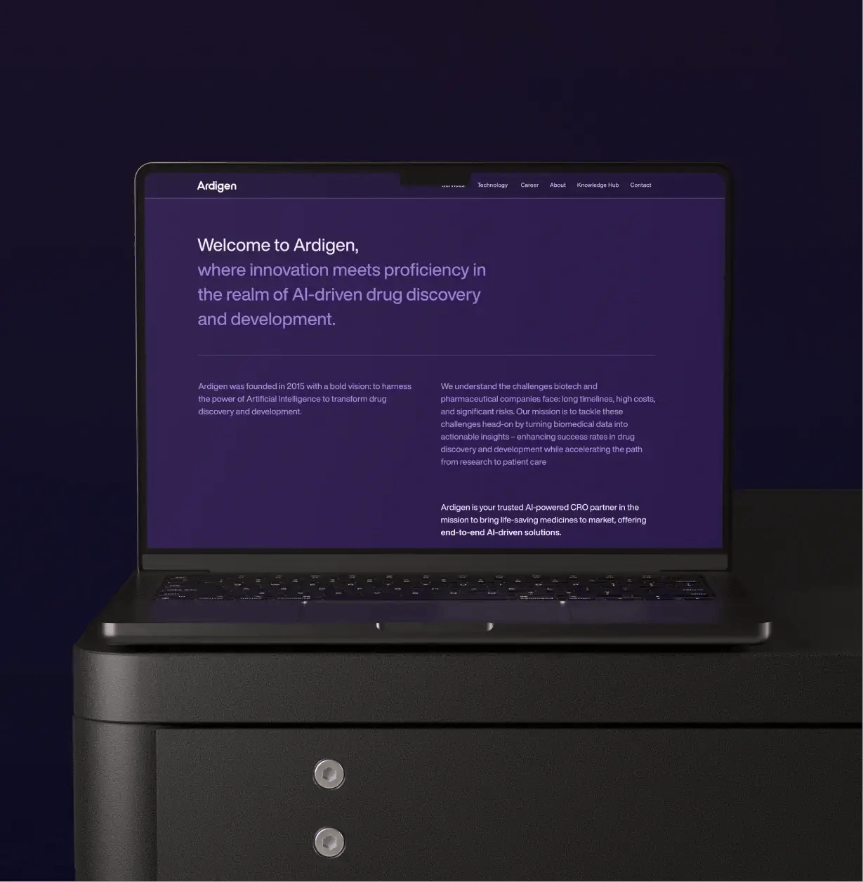 Ardigen mockup