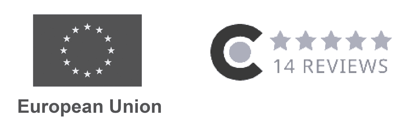 European Union and Clutch logos