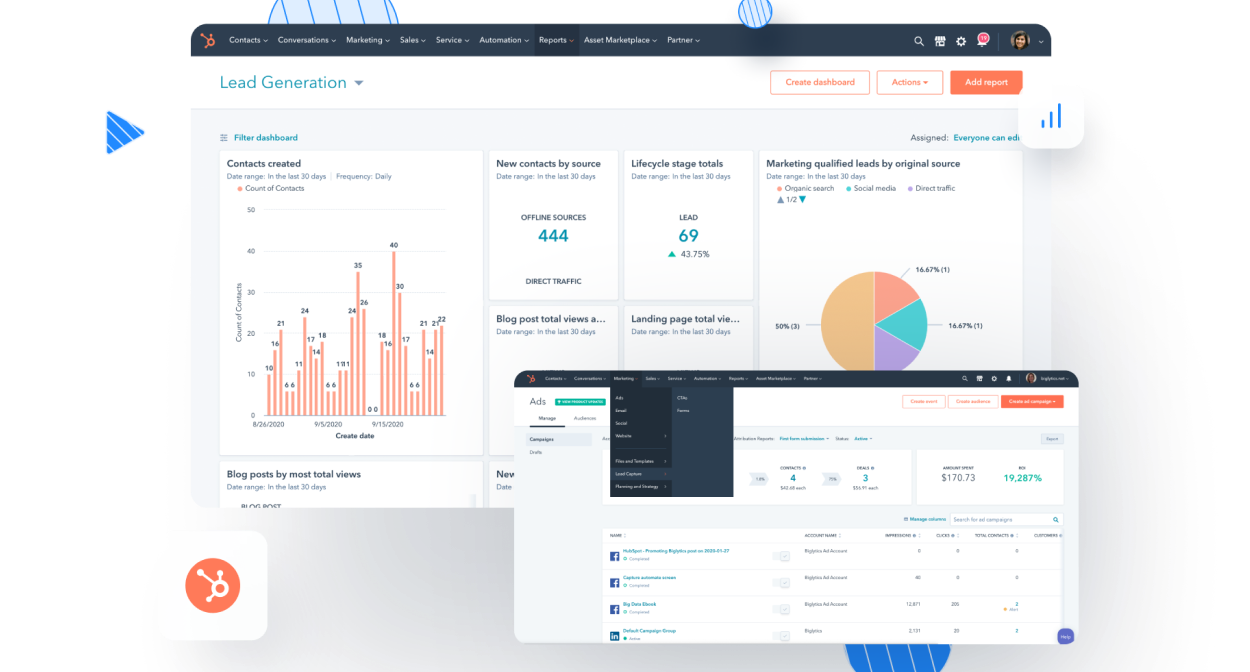 HubSpot Implementation graphic