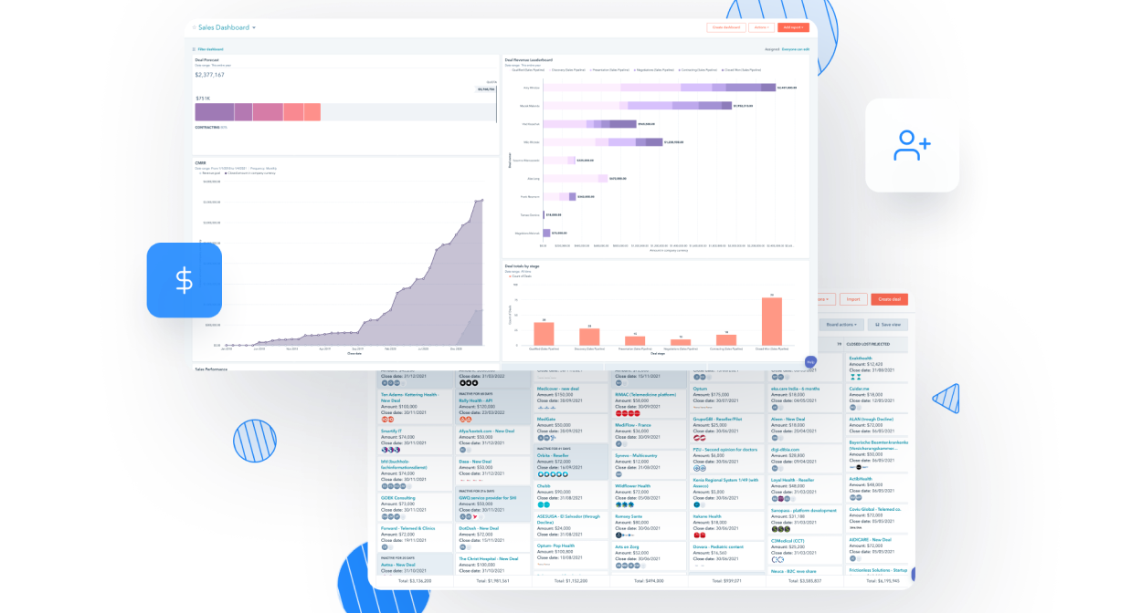 HubSpot Sales Graphic